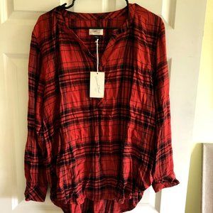 BNWT red & black plaid flannel SUPER SOFT Wn's XL